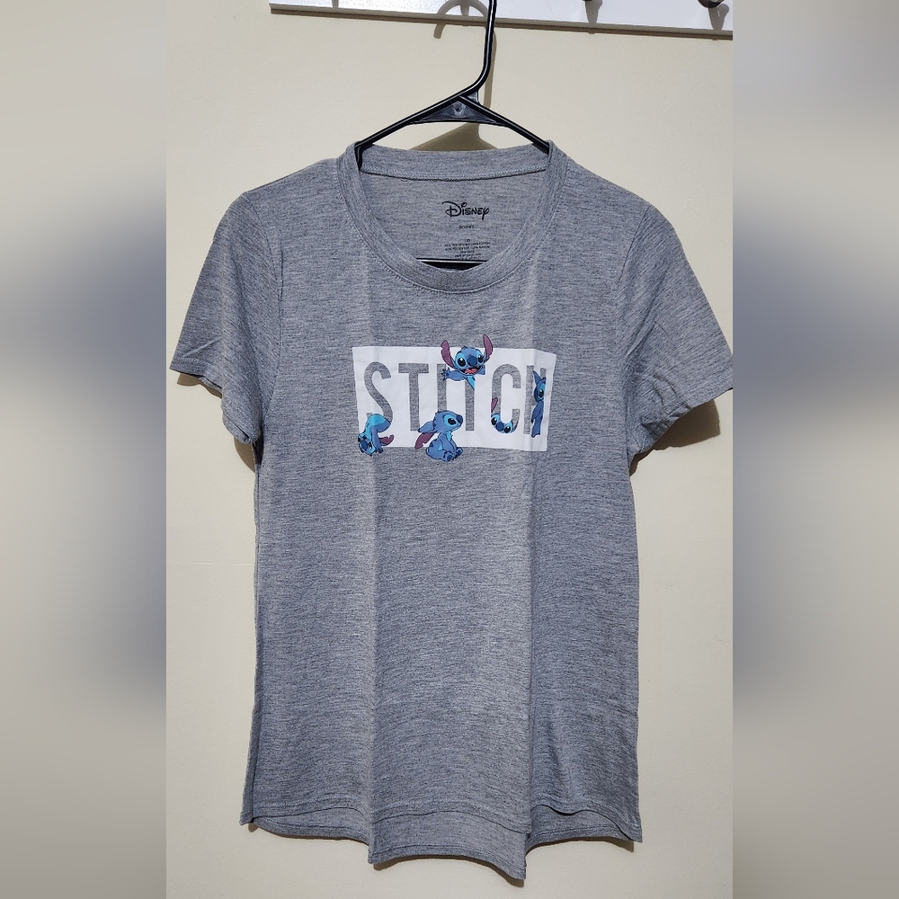 Disney Gray Stitch Short Sleeve Tee